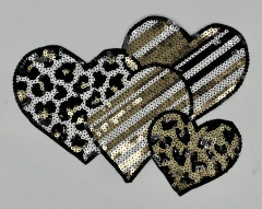 186 Corazones print y rayas