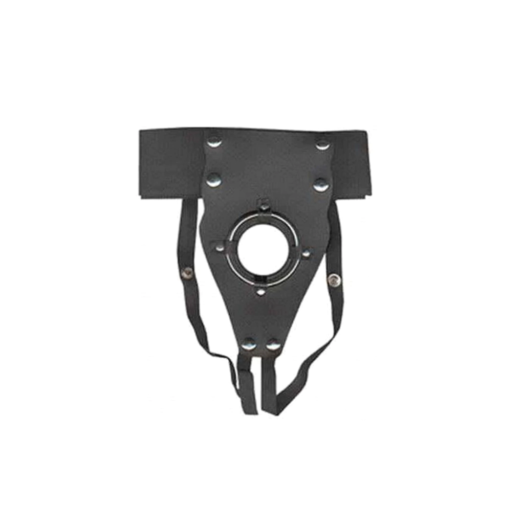 Arnes Simple Reforzado de Cuero Aro Metal 5.5 cm