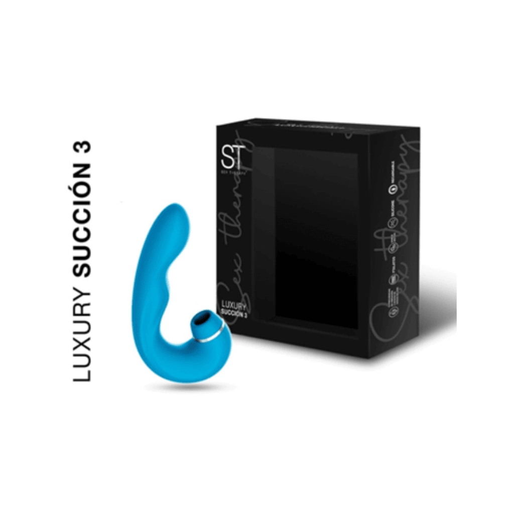 Vibrador y Succionador Recargable Luxury 3