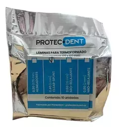 Placas termo-formadora 0.60 x 10 -Protec Dent-