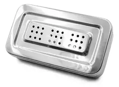 Caja para instrumental 25x12 -perforada-