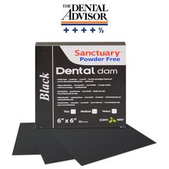 Goma dique 6x6 color negra x 36 -Sancturay-