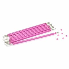 Bastones de ligadura (Rosa bebe) x 10 unidades -Morelli-