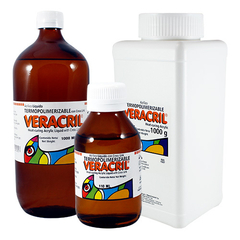 Acrílico termocurado x 1kg rosa veteado -Veracril-