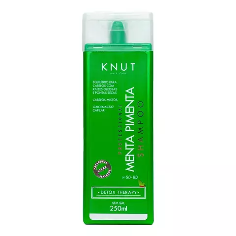 Shampoo Menta Pimenta Detox Capilar Knut 250ml