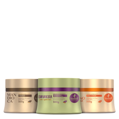 Cronograma Haskell 300g para Cabelos Com Química - comprar online