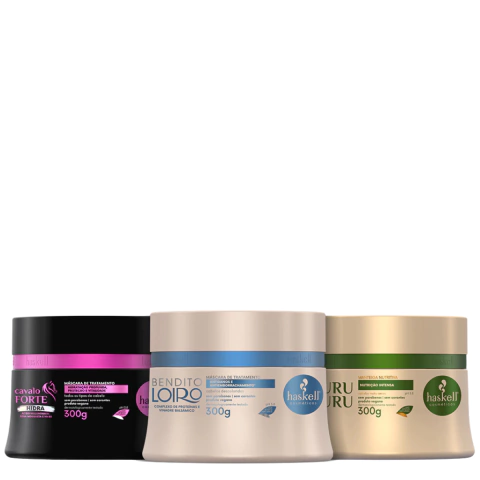 Cronograma Haskell 300g para Cabelos Loiros - comprar online