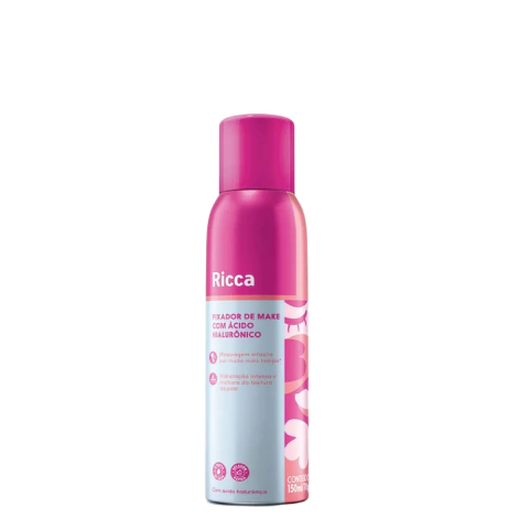 Fixador de Maquiagem Ricca Com Ácido Hialurônico 150ml