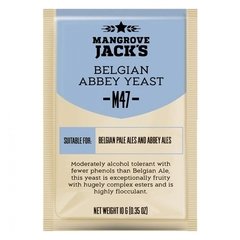 Fermento cervejeiro Mangrove Jack's M47 - Belgian Abbey / pct 10 gramas