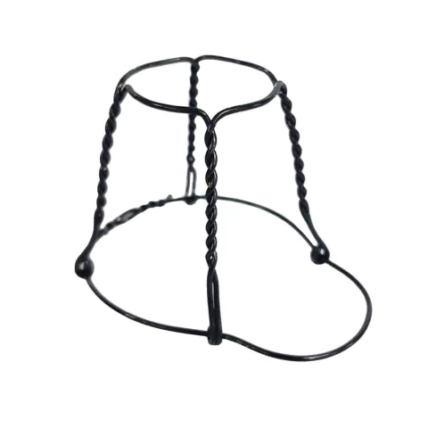 Gaiola PRETA sem chapéu - pacote 10 unidades