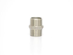 Niple duplo 1/2" - Inox