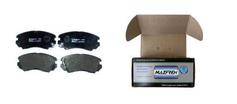 Pastilla de Freno HYUNDAI Sonata 2.0- 2.4- 2.7 01/ delantera (Ub833)