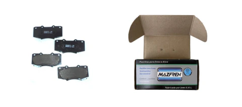 Pastilla de Freno TOYOTA Hilux Dx-Std-Srv 2.4 - 2.8 07/ (Reforma) delantera (Ub981)
