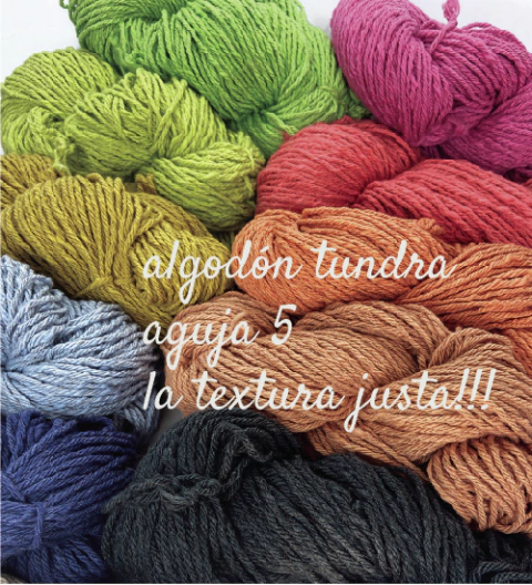 ALGODON TUNDRA / BOX 500GRS en 5 madejas