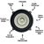 CINZA - PAR FALANTE 4 POL BOSSOUND FULL RANGE - 2FF055044 - comprar online