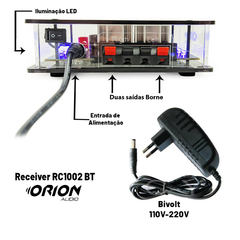 Mini Amplificador Som Ambiente Potência Slim Pc Música Caixa - loja online
