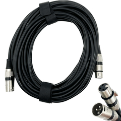 Cabo Microfone Xlr Canon Macho X Femea Balanceado 10 Metros