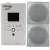 Kit Som Ambiente Wall player 110v Bluetooth +2 Arandela Quadrada