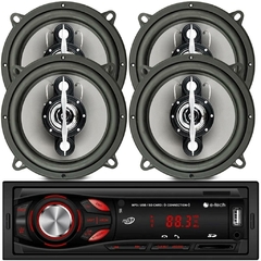 KIT RADIO BLUETOOTH + 2 PARES FALANTE LESON LS5 70W