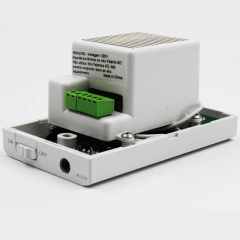 Imagem do Kit Som Ambiente Wall player 110v Bluetooth +2 Arandela Quadrada