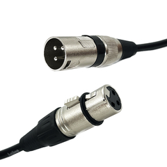 Cabo Microfone Xlr Canon Macho X Femea Balanceado 5 Metros - comprar online