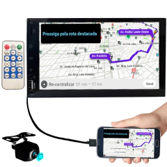 Central Multimidia Mp5 Tv Digital Espelhamento Camera Re
