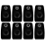 8 Caixa De Som Ambiente Tsr Orion Preta 4 Polegadas 55w 8 Oh