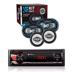 RADIO MP3 ETECH PREMIUM + KIT FÁCIL LESON 280W L2LS0280KF