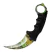 Faca Karambit Csgo Hawk Combate Tático Camping Curvada Cores - comprar online
