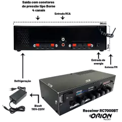 KIT RC7000 + 2 ARANDELAS ( 5 POL ) PRETAS FR /2AR050058 na internet