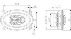 Alto Falante 4x6 Polegadas Bravox B3x46x 80w Rms - Orion eShop | Informatica, Automotivo, Microfones