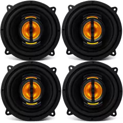 KIT 2 PARES ALTO FALANTE LESON JB4 FLEX 4 POL 110W PRETO