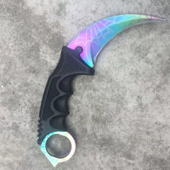 Faca Karambit Csgo Hawk Combate Tático Camping Curvada Cores - loja online