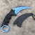Faca Karambit Csgo Hawk Combate Tático Camping Curvada Cores na internet