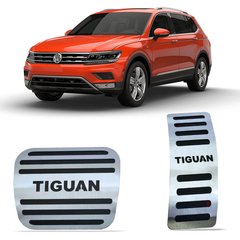 PEDALEIRA FREIO ACELERADOR TIGUAN INOX cod:2505