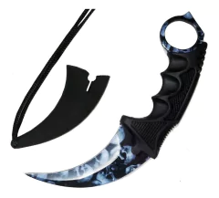 Faca Karambit Csgo Hawk Combate Tático Camping Curvada Cores - Orion eShop | Informatica, Automotivo, Microfones