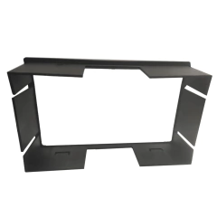 Moldura Painel Dvd 2 Din Fiesta Padrão Chinês Preto - comprar online