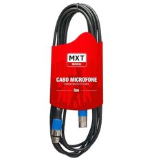 Cabo Microfone Xlr Canon Macho E Femea Balanceado 5 Metros - loja online