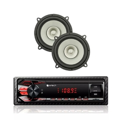 RADIO ETECH PREMIUM + FALANTE 5 POL FULL RANGE CINZA