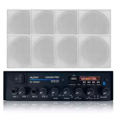 RECEIVER LESON LS600W-PRO + 8 ARAND QUAD BRANCA /2ARAQUAD1