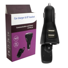 CARREGADOR CELULAR TURBO 2 USB VEICULAR FONTE RÁPIDO FONE BT