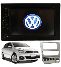 Central Multimidia Saveiro G6 Blueto Dvd Espelhamento Cinza - comprar online