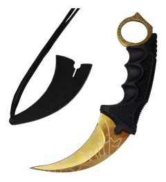 Faca Karambit Csgo Hawk Combate Tático Camping Curvada Cores - loja online
