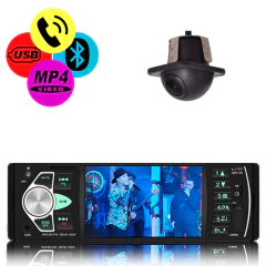 Central Mp5 Bluetooth Tela 4 Usb 1 Din Camera Ré Tartaruga
