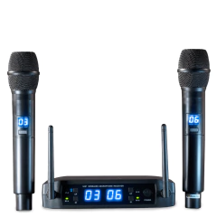 Microfone Sem Fio Digital de Multifrequencia Leson LS-916