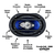 Falante 6x9 Par Quadriaxial 110w Rms 69 Estéreo - comprar online