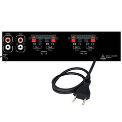 Amplificador Som Ambiente 500 Watts Blue 4 Canais Rc7000bt - loja online