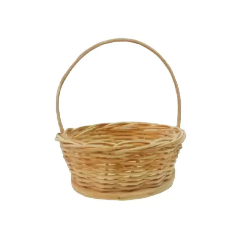 Mini Cesta Redonda em Cipó | Elo7 Produtos Especiais