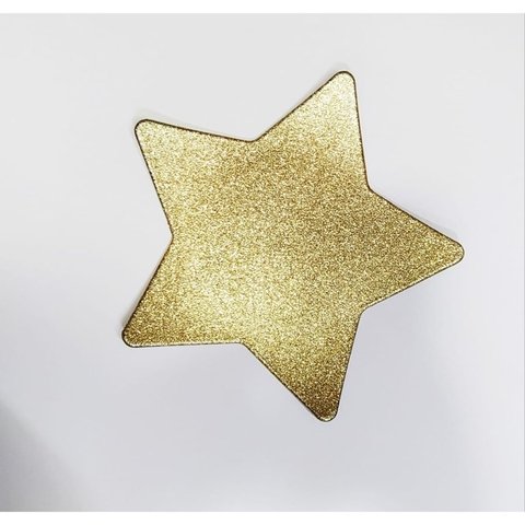 BANDEJA DECOR ESTRELA DOURADO
