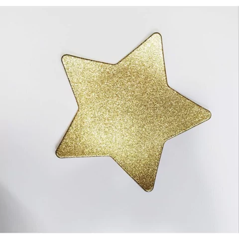 BANDEJA DECOR ESTRELA DOURADO